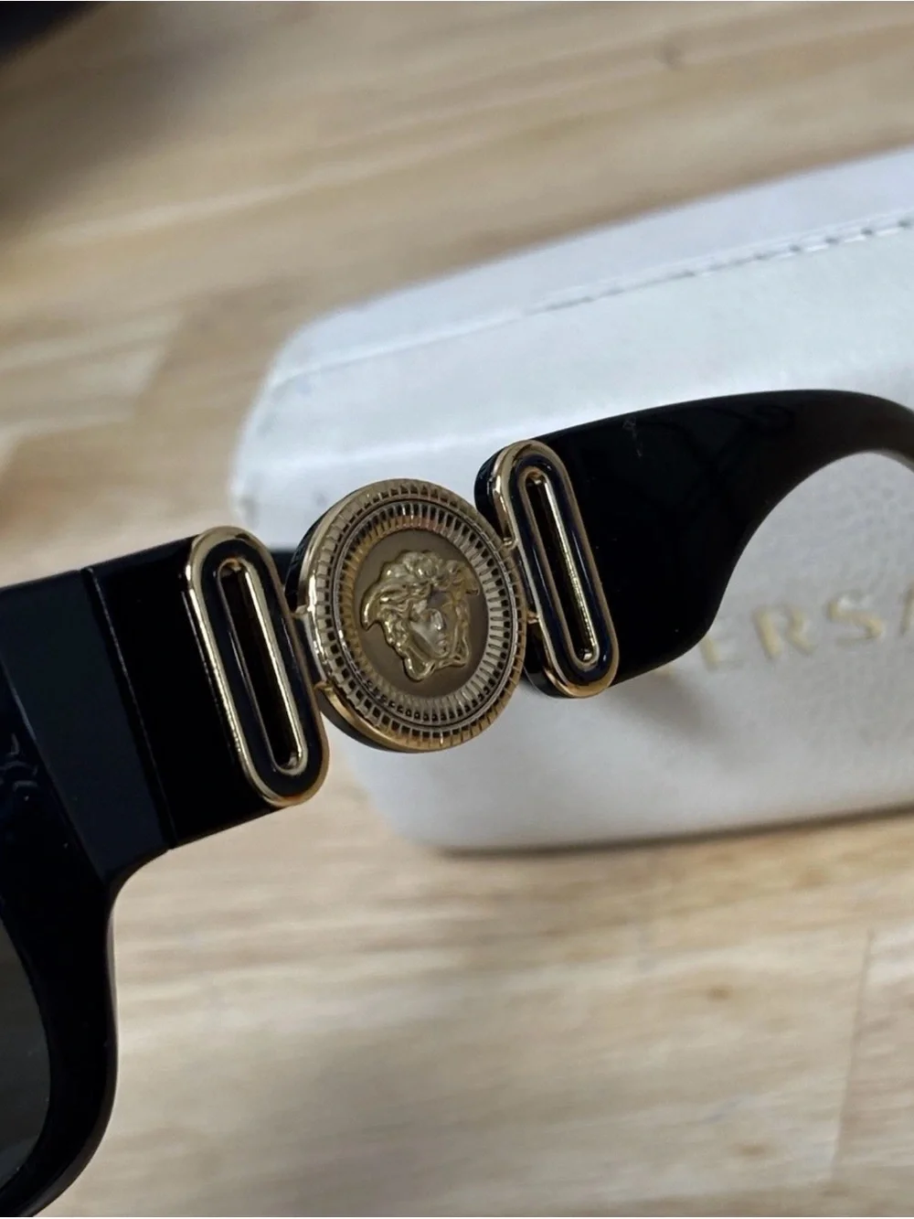 Versace Medusa Mod 4265 Iconic Archive Edition Black Gold Sunglasses Biggie
